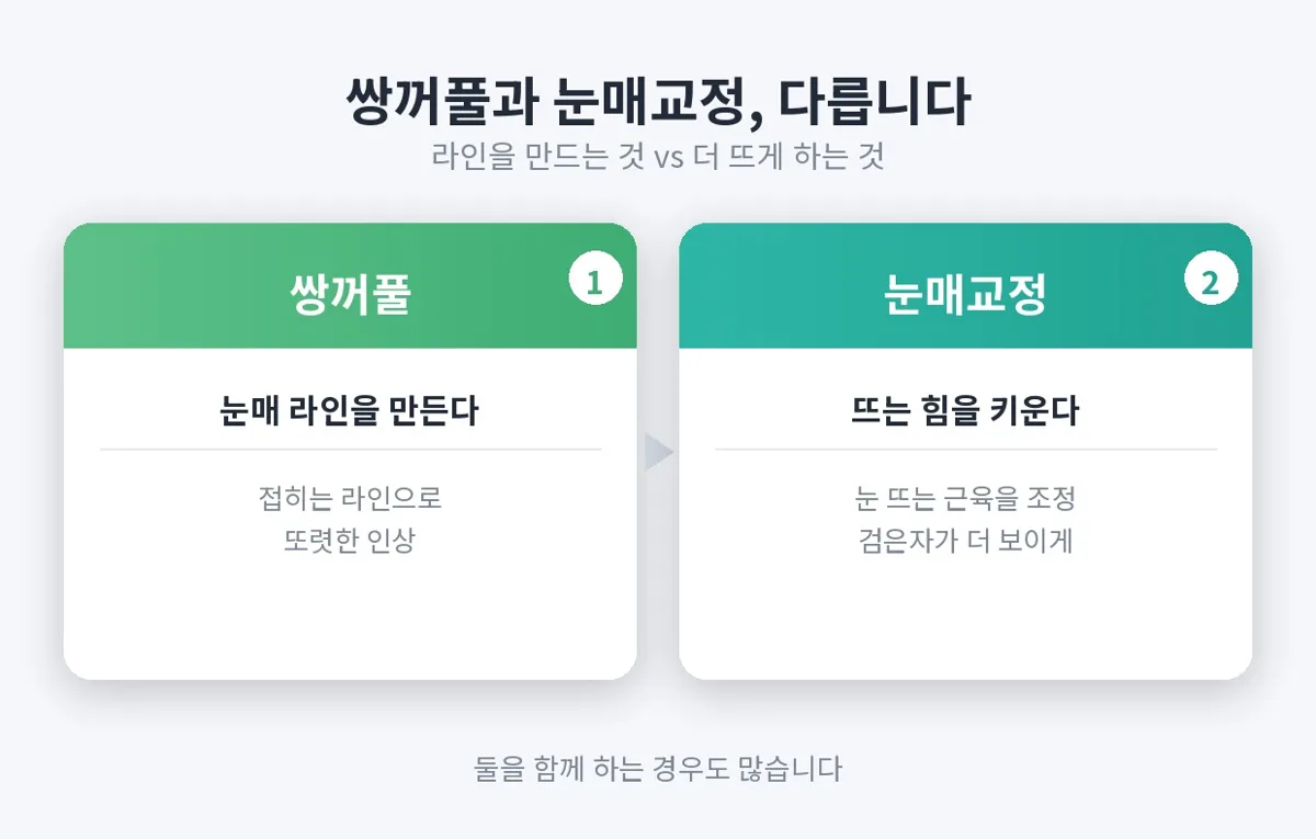 눈매교정 관련 이미지