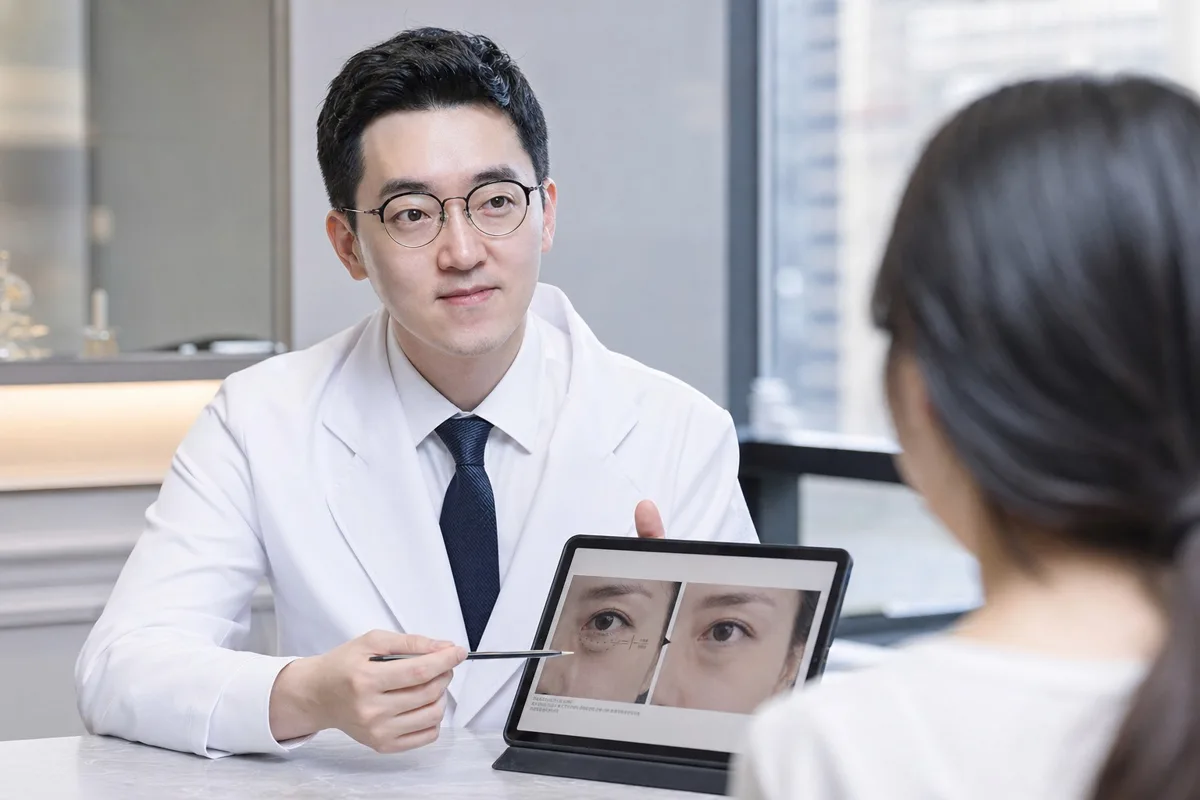 애교살 관련 이미지